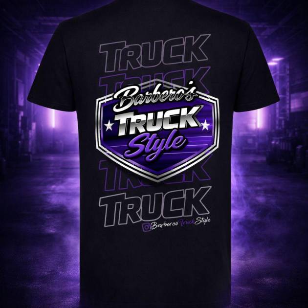 Camiseta Barbero's Truck Style - Modelo 2