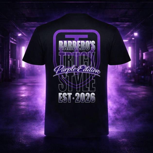Camiseta Barbero's Truck Style - Modelo 3